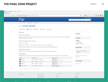 Tablet Screenshot of blog.thefinalzone.net
